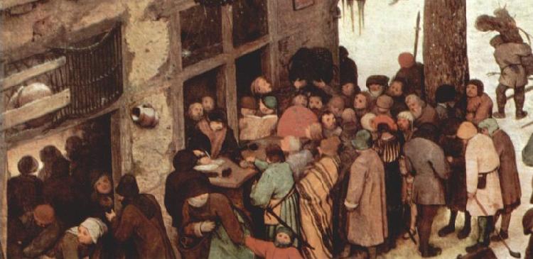 Pieter Bruegel the Elder Volkszahlung zu Bethlehem Germany oil painting art